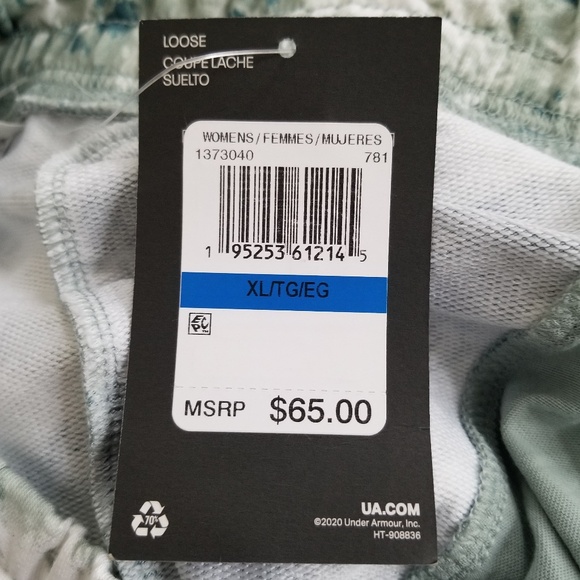 Under Armour Women's Rival Terry Fleece Print Jogger Pants Size‎ XL NEW - Picture 13 of 16